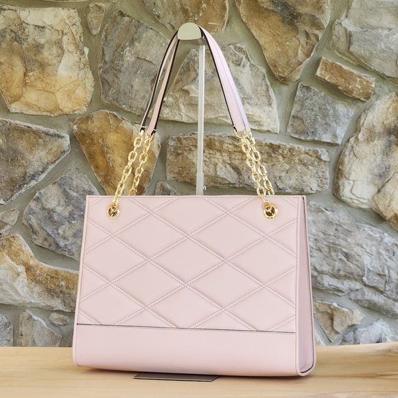 Michael Kors Serena Large Shoulder Tote Bag Pink - Picture 3 of 8